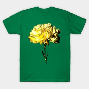 Carnations - One Yellow Carnation T-Shirt